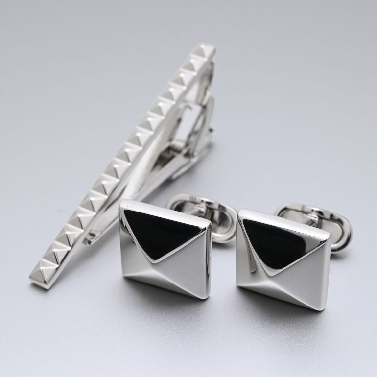 【スペシャルラッピング付き】【純正紙袋付き】モンアート MONART カフス ネクタイピン セット 全8種 23種類から選べるスペシャルラッピング メンズ Made in Italy 正規代理店 Made in Italy 正規代理店