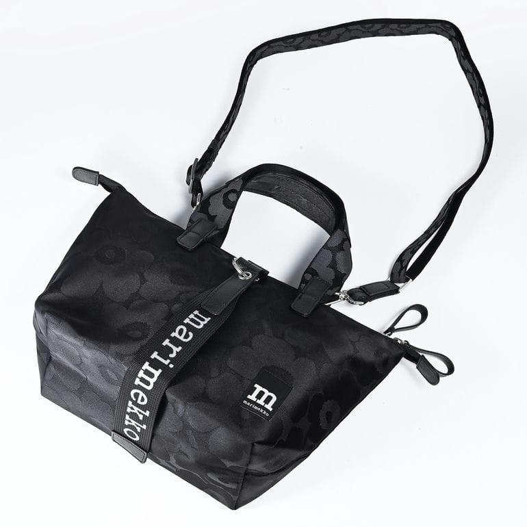 マリメッコ marimekko トートバッグ ショルダートート Sサイズ スモール ウニッコ ブラック 95319 095319 999 北欧雑貨 北欧デザイン