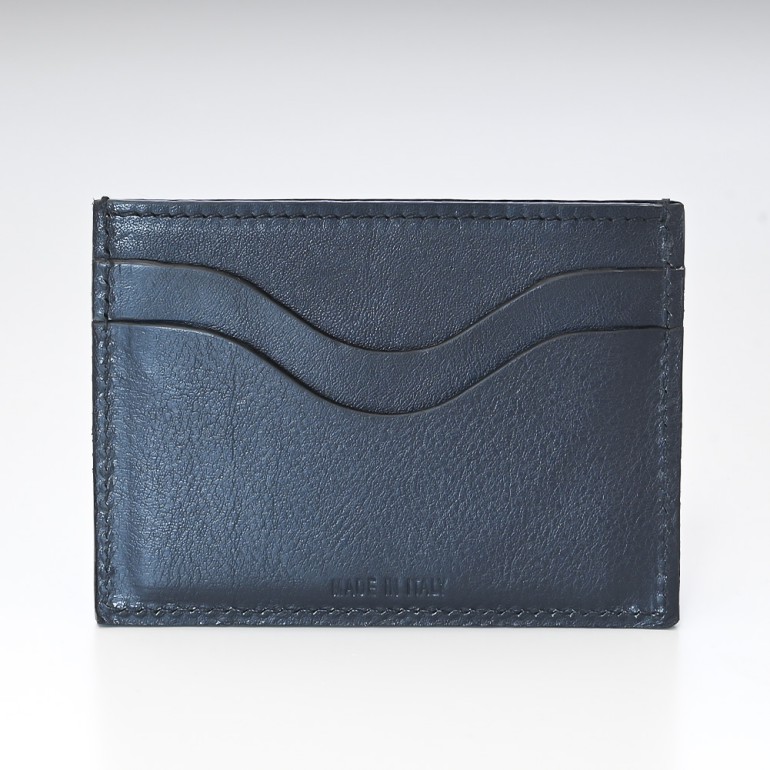 イルビゾンテ IL BISONTE カードケース パスケース メンズ レディース バケッタレザー NAVY ダークネイビー C1167 EP 137【スペシャルラッピング660円(別売り)】