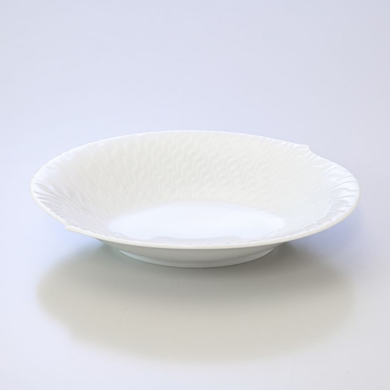 【名入れ可有料】マイセン 波の戯れ ホワイト オーバルディッシュ 18cm Meissen 000001-29284-1 洋食器 【ドイツ本国のBOX・ドイツ本国の紙袋別売り】【スペシャルラッピング660円(別売り)】