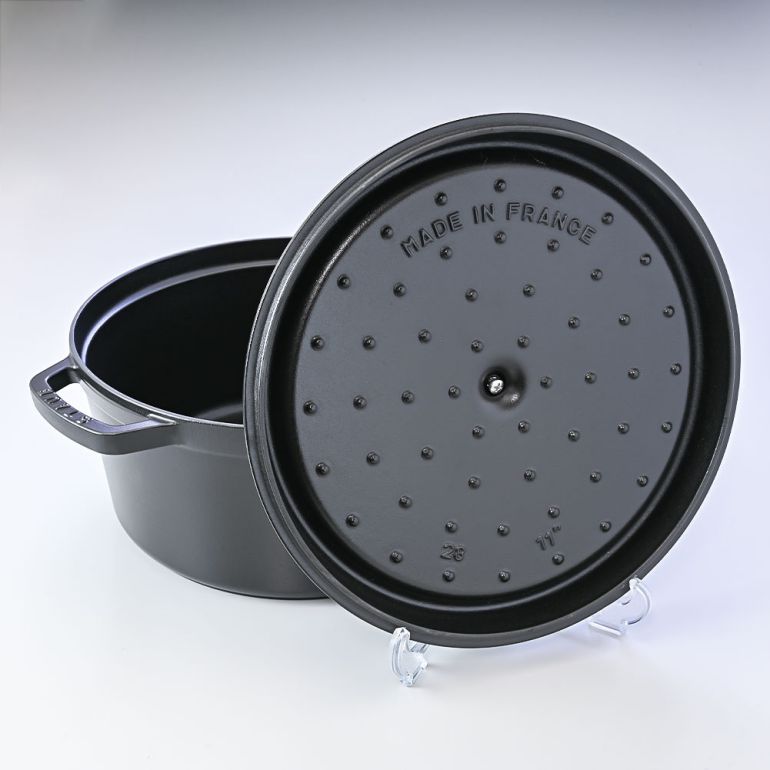 ストウブ ピコ ココット ラウンド 28cm ブラック