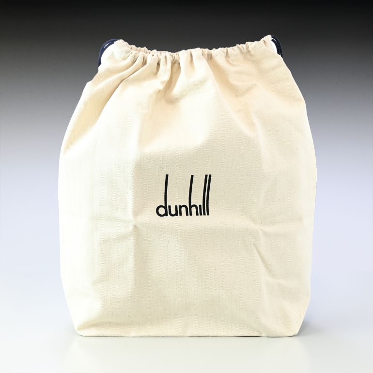 ダンヒル dunhill クロスショルダー バッグ メンズ ROLLAGAS ローラガス スモール フラップ メッセンジャーバッグ ブラック 22F3656RA001