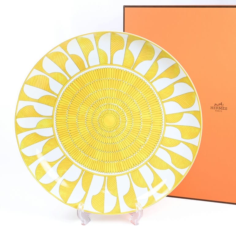 エルメス HERMES ディーププレート ラウンドプラッター ラージ