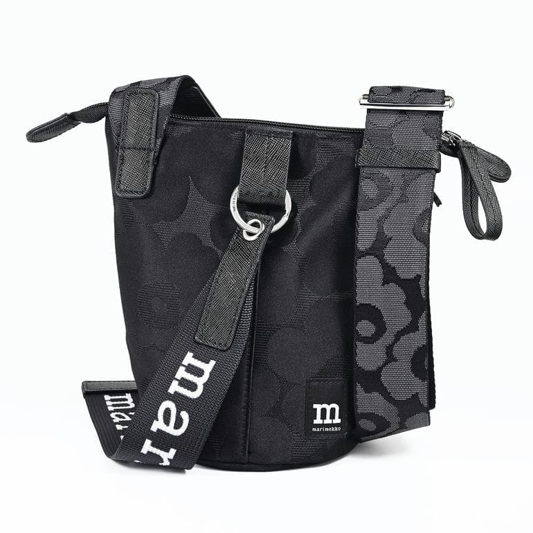 マリメッコ marimekko ショルダーバッグ ESSENTIAL BUCKET Unikko エッセンシャル バケット ウニッコ レディース ブラック 92228 092228 999 北欧雑貨 北欧デザイン