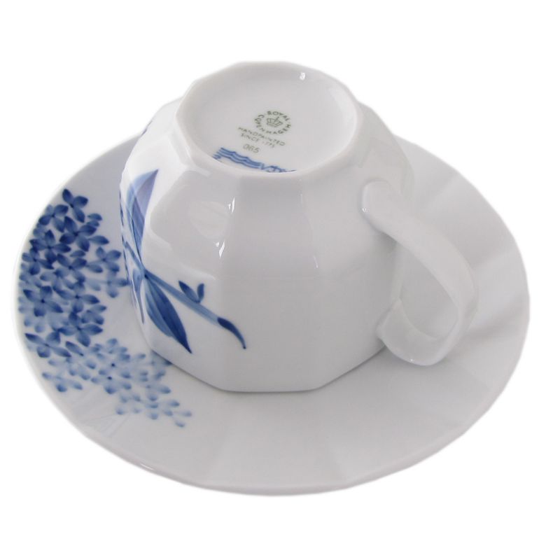 2個セット ロイヤルコペンハーゲン ブロムスト ライラック ティーカップ＆ソーサー 220ml 1025331（2902064） 北欧食器 洋食器 ROYAL COPENHAGEN カップアンドソーサー 【スペシャルラッピング660円(別売り)】