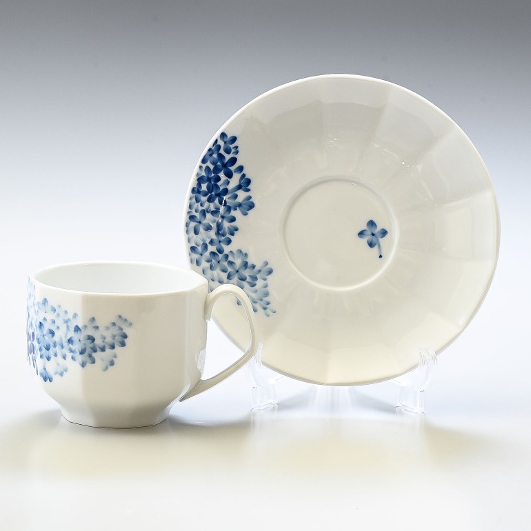 2個セット ロイヤルコペンハーゲン ブロムスト ライラック ティーカップ＆ソーサー 220ml 1025331（2902064） 北欧食器 洋食器 ROYAL COPENHAGEN カップアンドソーサー 【スペシャルラッピング660円(別売り)】