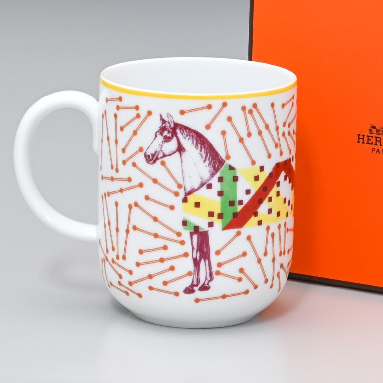 エルメス HERMES マグカップ 380ml イポモビル HIPPOMOBILE 048131P