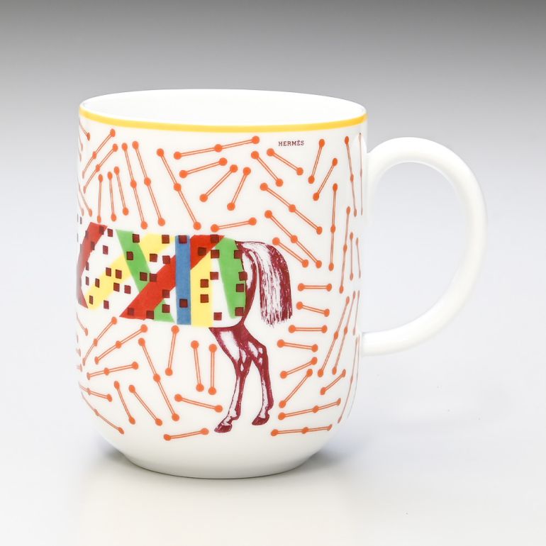 エルメス HERMES マグカップ 380ml イポモビル HIPPOMOBILE 048131P