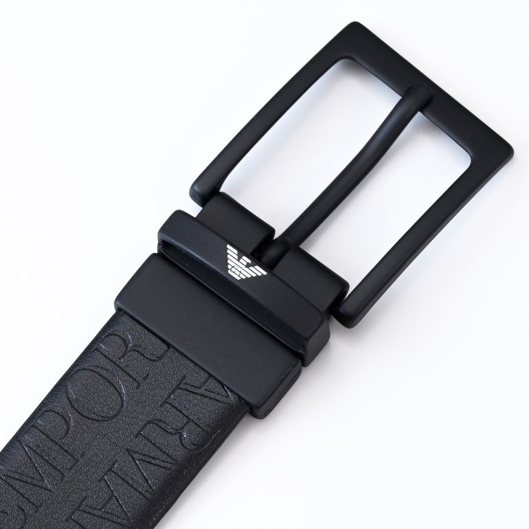 エンポリオ アルマーニ EMPORIO ARMANI ベルト メンズ ブラック 幅3cm