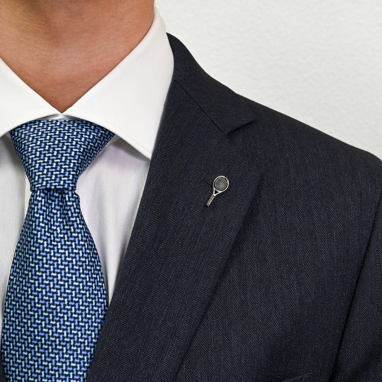 モンアート MONART ラペルピン メンズ ピンズ型 ピンバッジ テニス