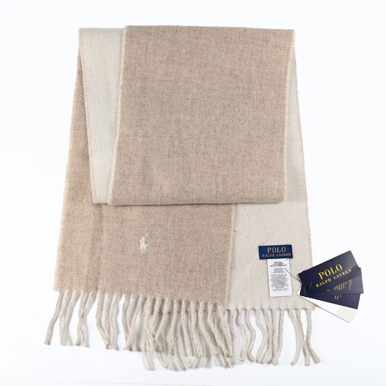 ポロ ラルフローレン POLO RALPH LAUREN マフラー リバーシブル 男女