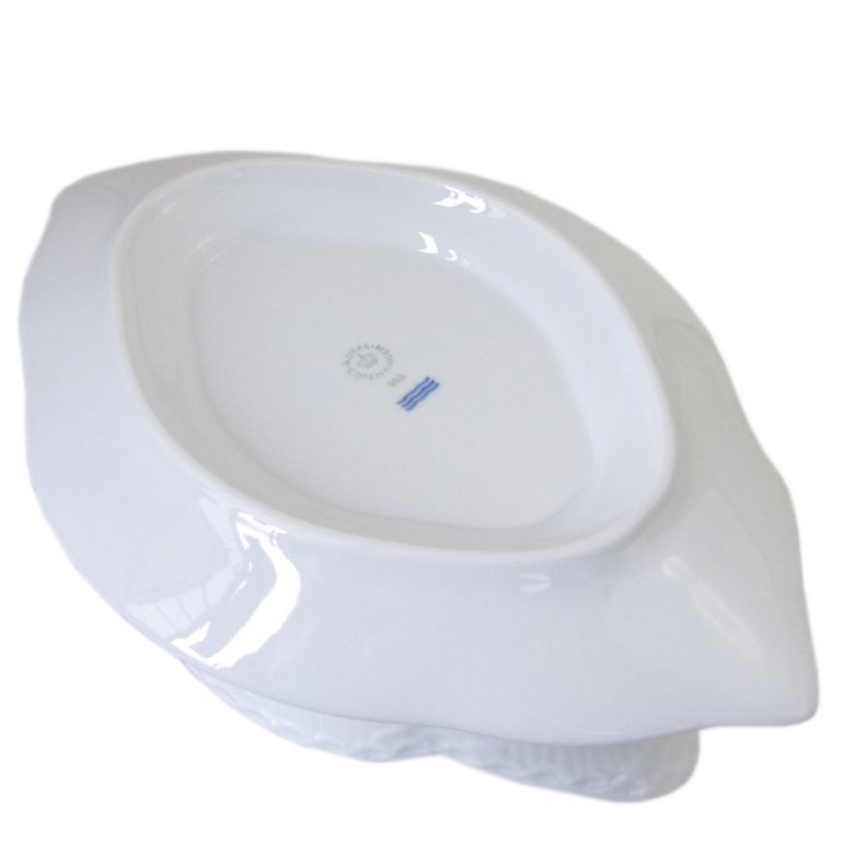 ロイヤルコペンハーゲン ホワイトフルーテッド ハーフレース ソースボート 550ml 1128563 日本未発売 1017287 北欧食器 洋食器 【スペシャルラッピング660円(別売り)】