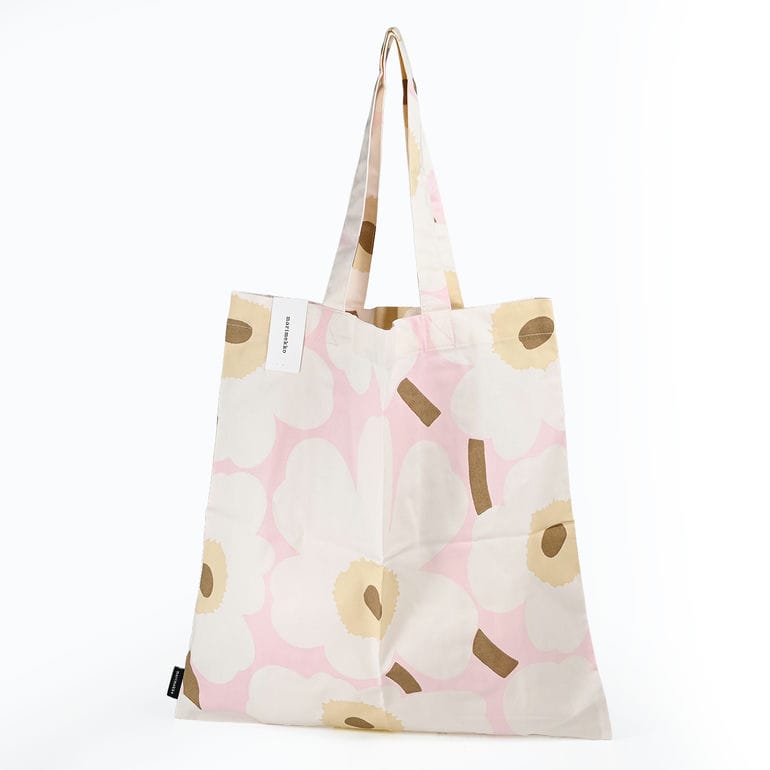 マリメッコ marimekko トートバッグ Pieni Unikko ピエ二 ウニッコ レディース ピンク オフホワイト サンド 75335 075335 315 北欧雑貨 北欧デザイン ネコポス限定 送料無料<br>【スペシャルラッピング660円(別売り)】