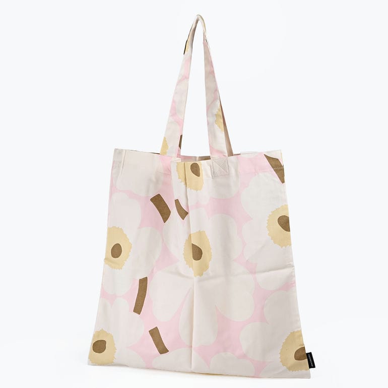 マリメッコ marimekko トートバッグ Pieni Unikko ピエ二 ウニッコ レディース ピンク オフホワイト サンド 75335 075335 315 北欧雑貨 北欧デザイン ネコポス限定 送料無料<br>【スペシャルラッピング660円(別売り)】