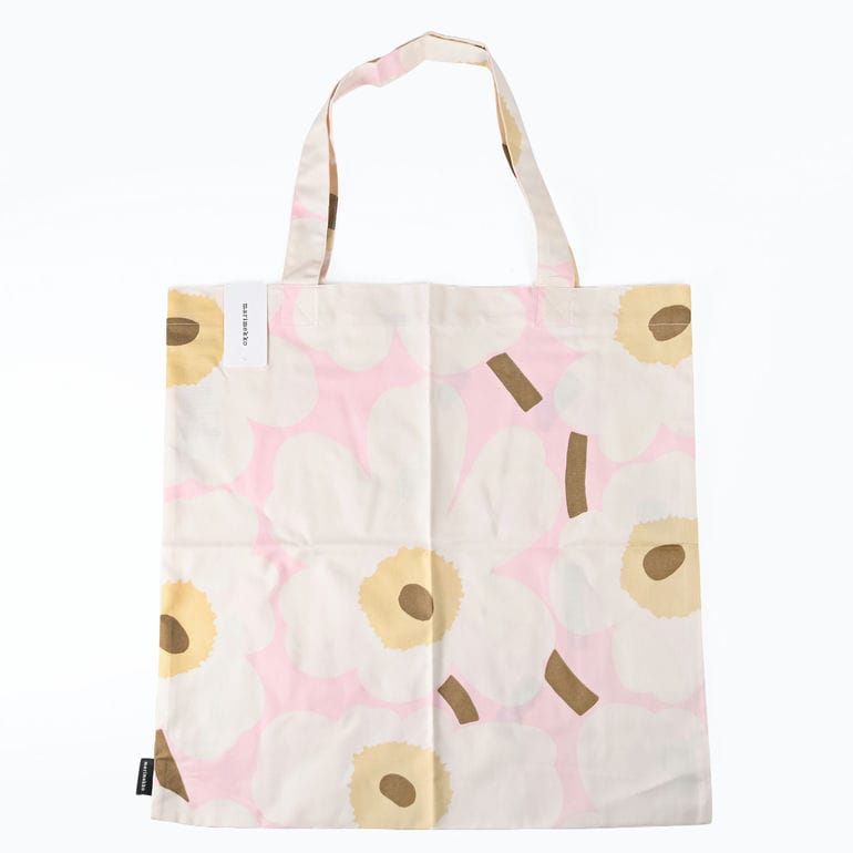 マリメッコ marimekko トートバッグ Pieni Unikko ピエ二 ウニッコ レディース ピンク オフホワイト サンド 75335 075335 315 北欧雑貨 北欧デザイン ネコポス限定 送料無料<br>【スペシャルラッピング660円(別売り)】