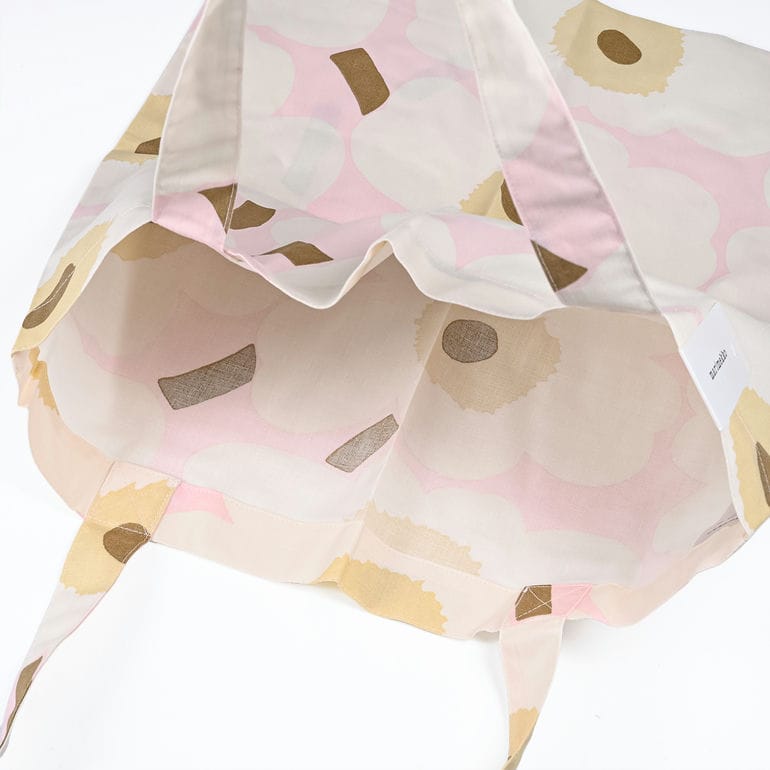 マリメッコ marimekko トートバッグ Pieni Unikko ピエ二 ウニッコ レディース ピンク オフホワイト サンド 75335 075335 315 北欧雑貨 北欧デザイン ネコポス限定 送料無料<br>【スペシャルラッピング660円(別売り)】