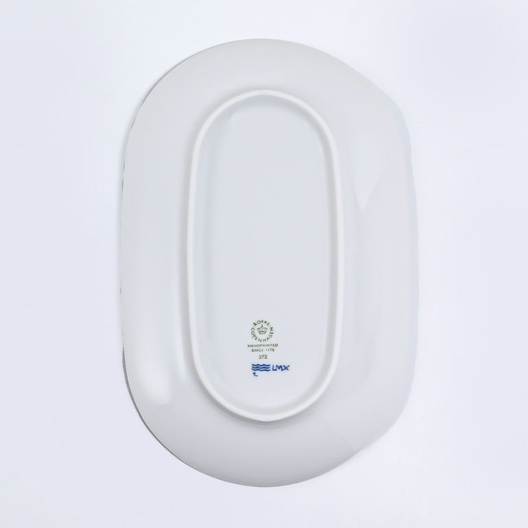 2個セット ロイヤルコペンハーゲン ブロムスト プレート ホスタ オーバルディッシュ 15cm 1025333（2901372） 北欧食器 洋食器 ROYAL COPENHAGEN【スペシャルラッピング660円(別売り)】