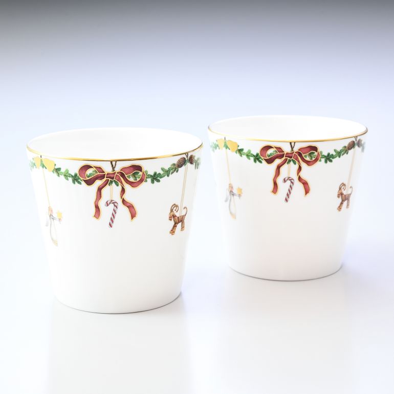 ロイヤルコペンハーゲン スターフルーテッド クリスマス サービングカップ ペア 2503149 1017439 北欧食器 洋食器 【スペシャルラッピング660円(別売り)】