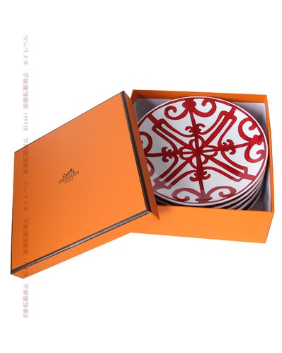 エルメス HERMES ブレッド＆バタープレート 17cm 6枚セット