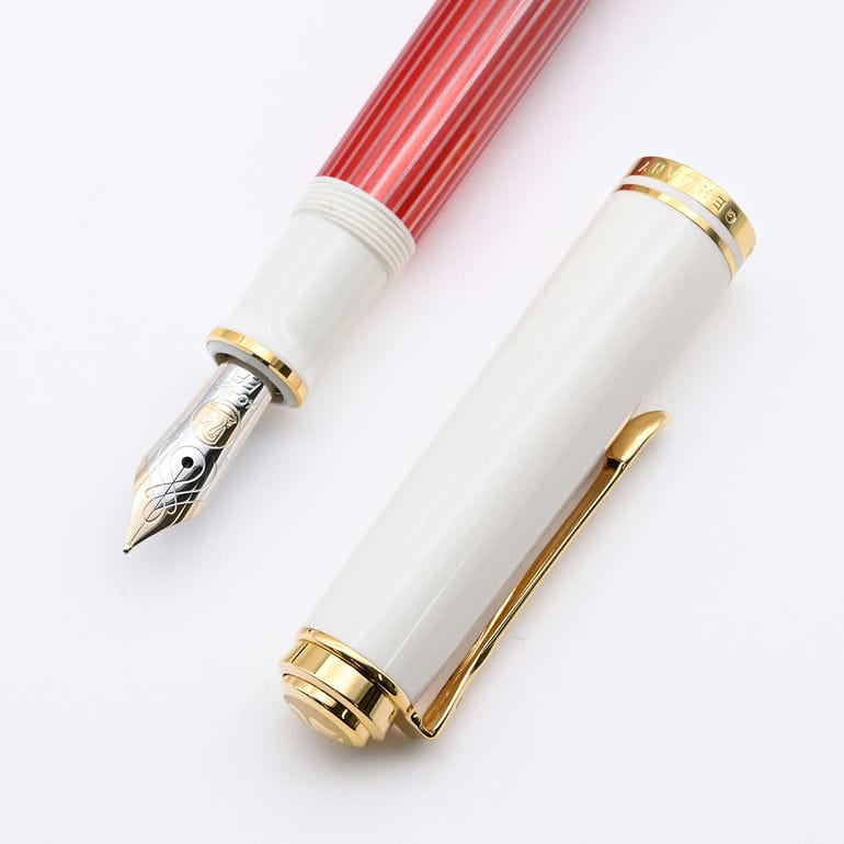 ペリカン Pelikan 万年筆 M600 スーベレーン 青縞 M 14K