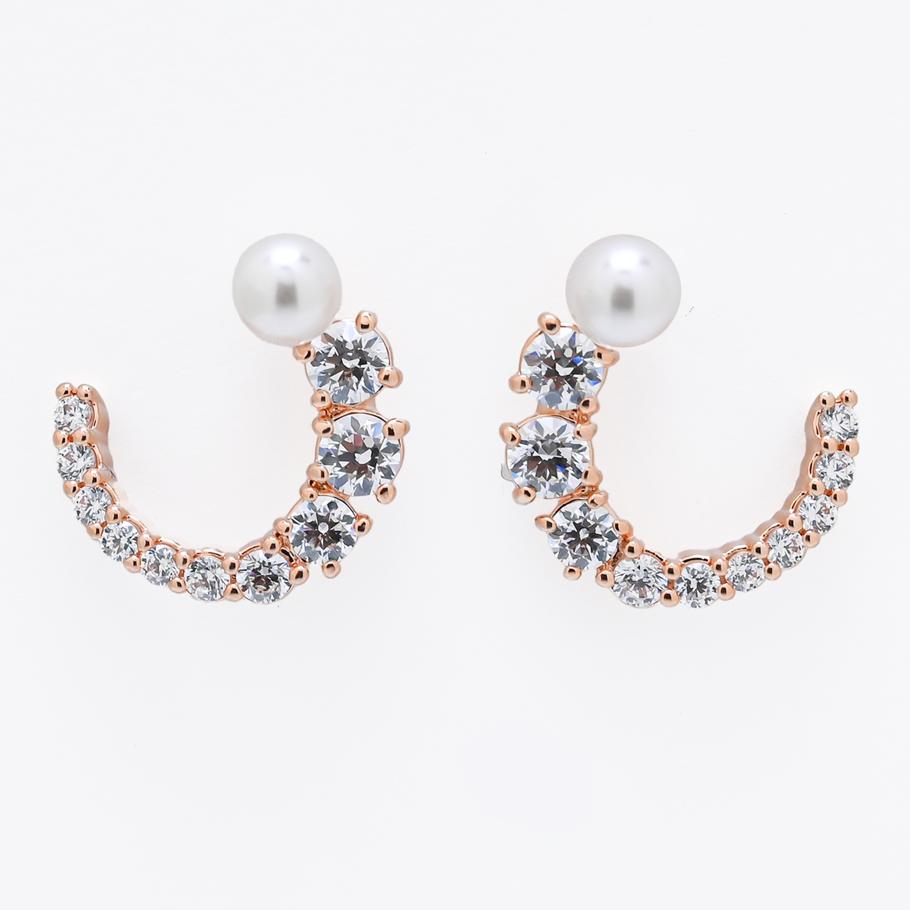 スワロフスキー SWAROVSKI ピアス Matrix マトリックス フープ