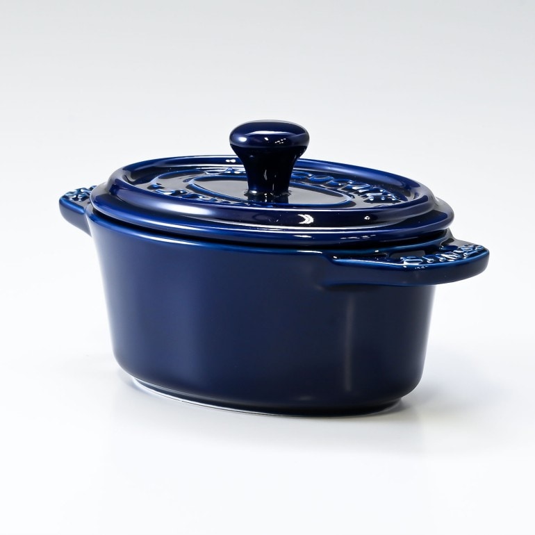 ストウブ staub 鍋 セラミック 11cm ミニココット オーバル グラン 