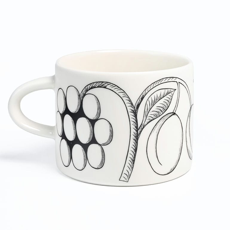 【名入れ可有料】アラビア ARABIA コーヒーカップ 280ml ティーカップ パラティッシ Paratiisi ブラック 1005403 洋食器 北欧 雑貨 キッチン フィンランド 陶器【スペシャルラッピング660円(別売り)】