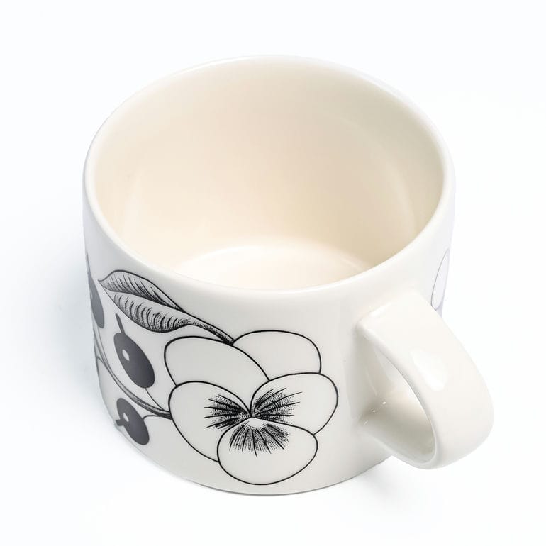 【名入れ可有料】アラビア ARABIA コーヒーカップ 280ml ティーカップ パラティッシ Paratiisi ブラック 1005403 洋食器 北欧 雑貨 キッチン フィンランド 陶器【スペシャルラッピング660円(別売り)】