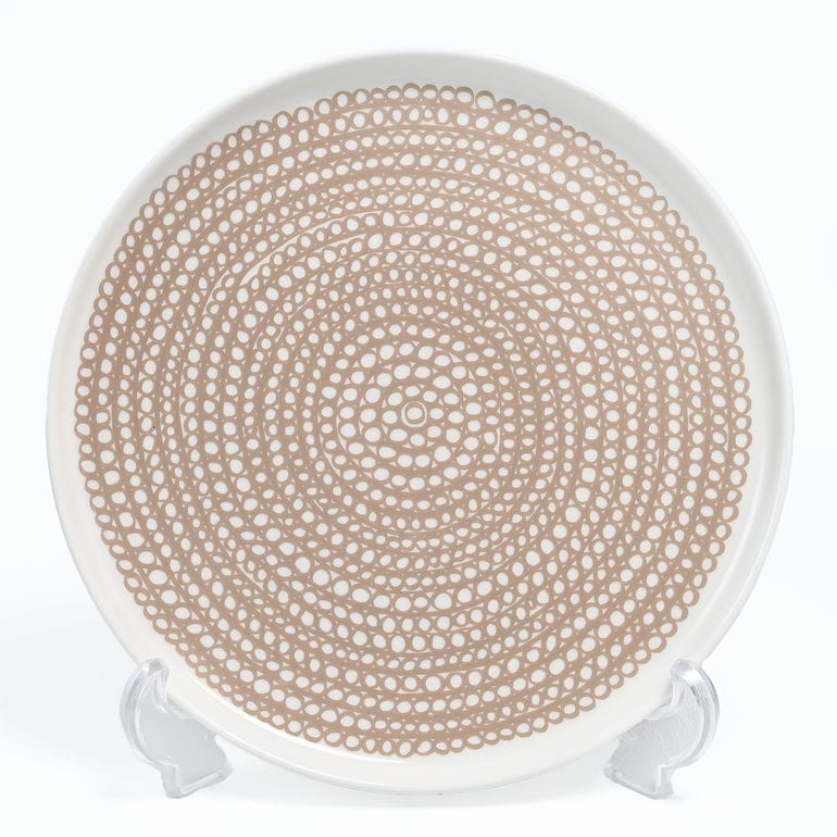【名入れ可有料】マリメッコ marimekko プレート 20cm ラシィマット ベージュ 71872 071872 180 中皿 洋食器 テーブルウェア 北欧食器 北欧デザイン 【スペシャルラッピング660円(別売り)】
