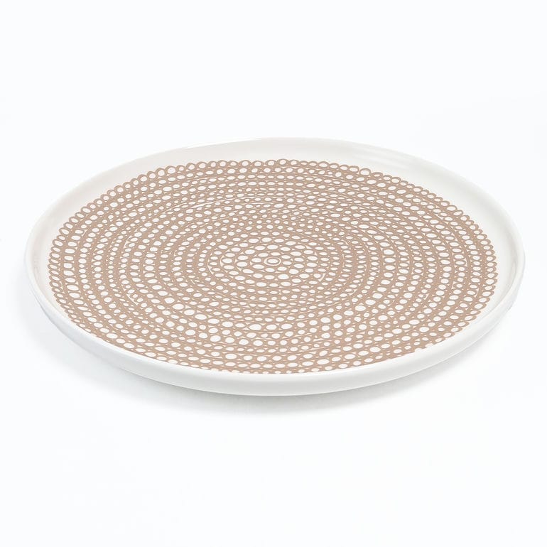 【名入れ可有料】マリメッコ marimekko プレート 20cm ラシィマット ベージュ 71872 071872 180 中皿 洋食器 テーブルウェア 北欧食器 北欧デザイン 【スペシャルラッピング660円(別売り)】