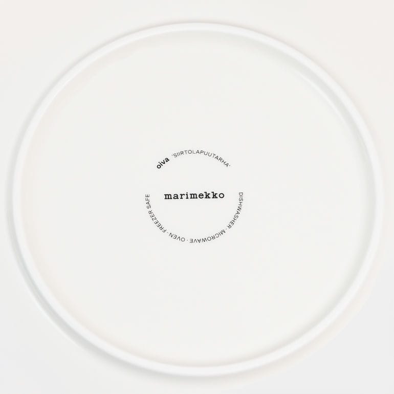 【名入れ可有料】マリメッコ marimekko プレート 20cm ラシィマット ベージュ 71872 071872 180 中皿 洋食器 テーブルウェア 北欧食器 北欧デザイン 【スペシャルラッピング660円(別売り)】