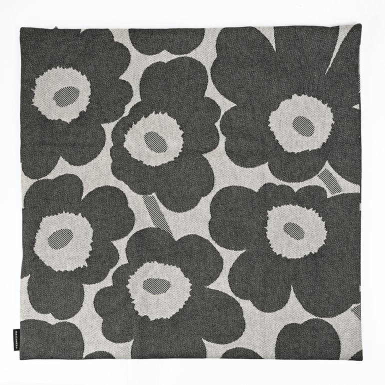 マリメッコ marimekko クッションカバー 47×47cm ピエ二 ウニッコ オフホワイト チャコール サンド 73615 073615 198 北欧雑貨 北欧デザイン ネコポス限定 送料無料<br>【スペシャルラッピング660円(別売り)】