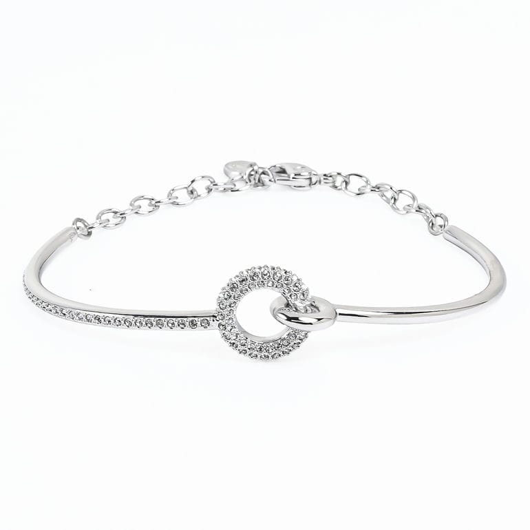 スワロフスキー SWAROVSKI ブレスレット バングル Dextera クリア シルバー 5743569 ジュエリー アクセサリー<br>【スペシャルラッピング660円(別売り)】