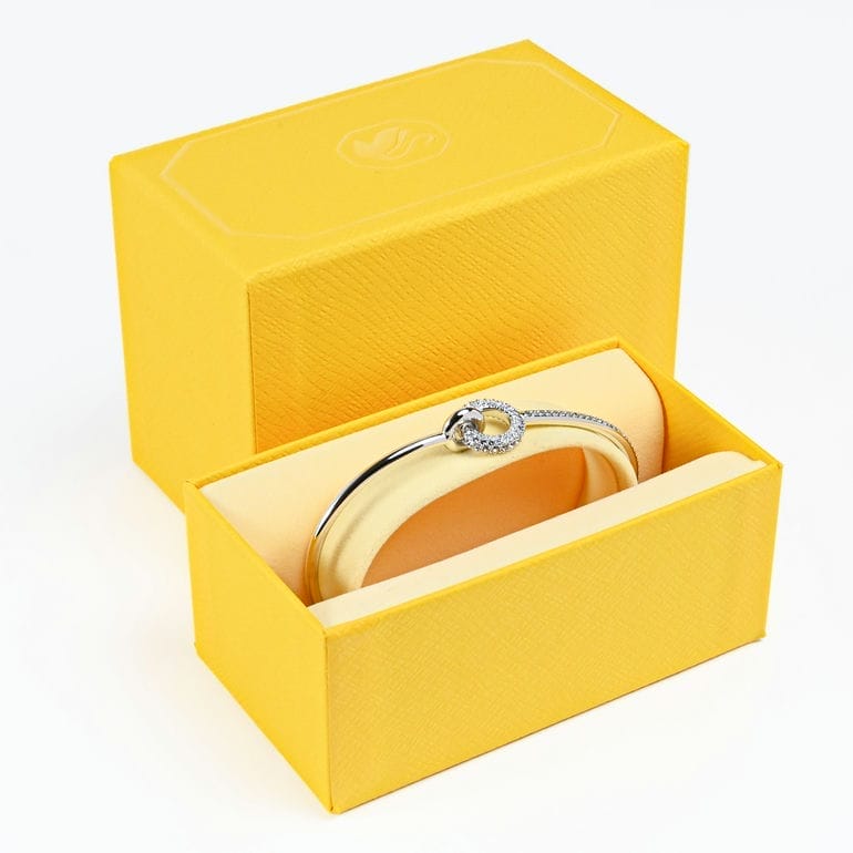 スワロフスキー SWAROVSKI ブレスレット バングル Dextera クリア