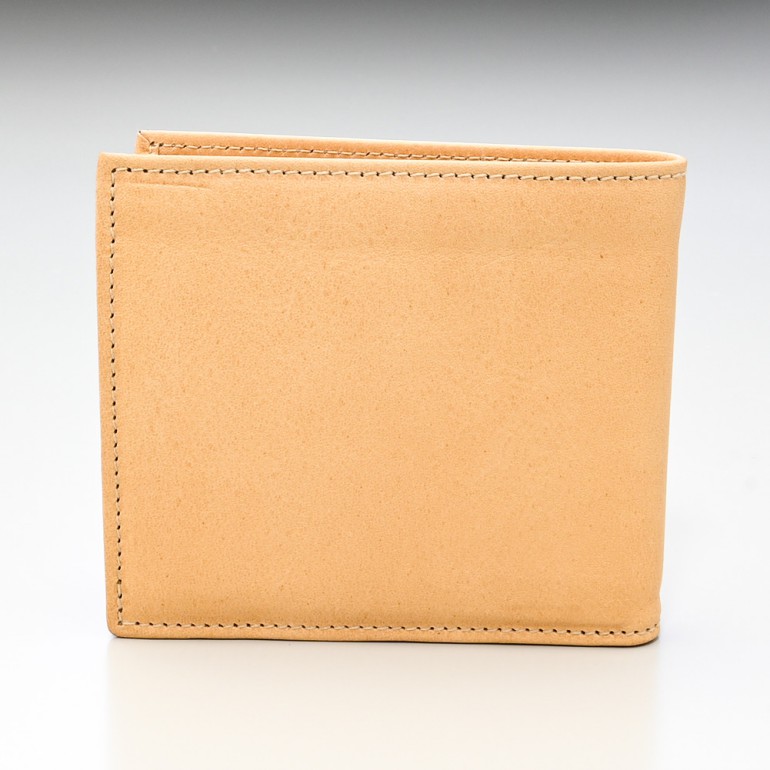 イルビゾンテ IL BISONTE 財布 二つ折り財布 メンズ バケッタレザー NATURAL ナチュラル ヌメ C0487MP 120【スペシャルラッピング660円(別売り)】