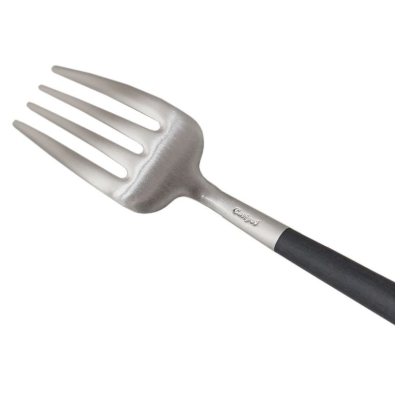 クチポール Cutipol GOA ゴア ブラック デザートフォーク 18.5cm GO07 ハンドメイド カトラリー 名入れ可有料 洋食器