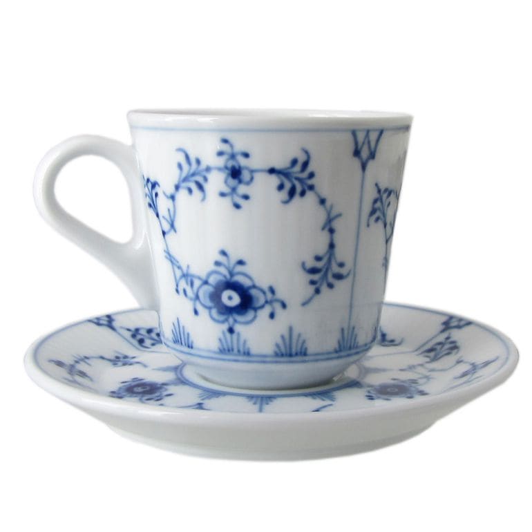 2個セット ロイヤルコペンハーゲン ブルーフルーテッド プレイン