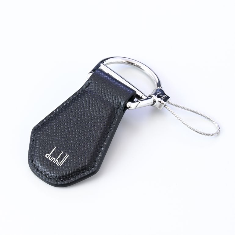 ダンヒル dunhill キーリング キーホルダー メンズ CADOGAN カドガン レザー ブラック JZC0876K<br>【スペシャルラッピング660円(別売り)】