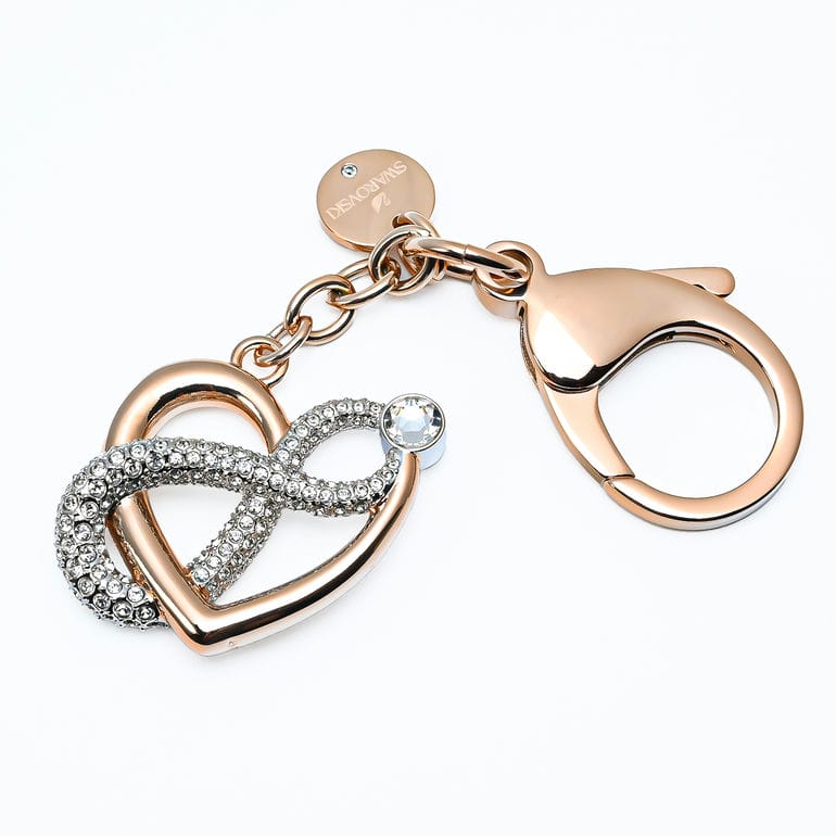 スワロフスキー　エルビス　チャーム スワロフスキー SWAROVSKI キーリング キーホルダー インフィニティ