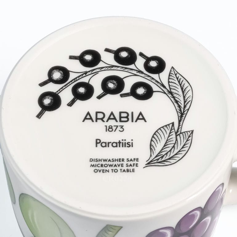 【名入れ可有料】アラビア ARABIA コーヒーカップ 280ml ティーカップ パラティッシ Paratiisi パープル 1005609 洋食器 北欧 雑貨 キッチン フィンランド 陶器【スペシャルラッピング660円(別売り)】