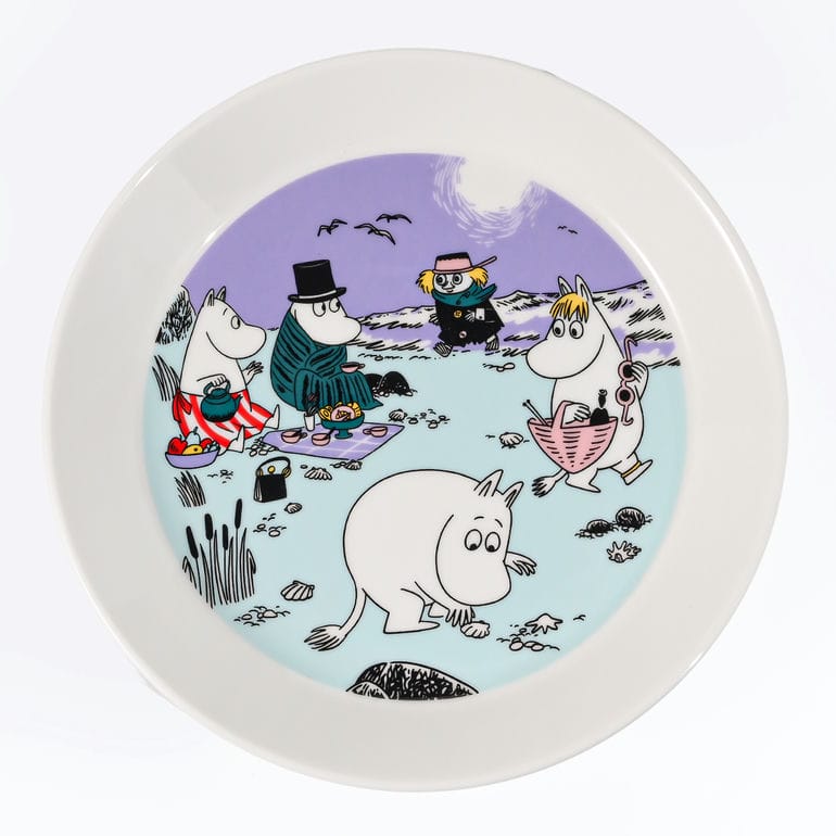 【名入れ可有料】アラビア ARABIA プレート 19cm 2025年 サマー 夏限定 ムーミンコレクション ビーチデイ 1076299 洋食器 北欧 雑貨 キッチン フィンランド 陶器<br>スペシャルラッピング660円(別売り)】