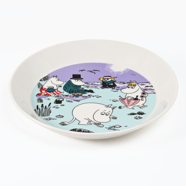 【名入れ可有料】アラビア ARABIA プレート 19cm 2025年 サマー 夏限定 ムーミンコレクション ビーチデイ 1076299 洋食器 北欧 雑貨 キッチン フィンランド 陶器<br>スペシャルラッピング660円(別売り)】