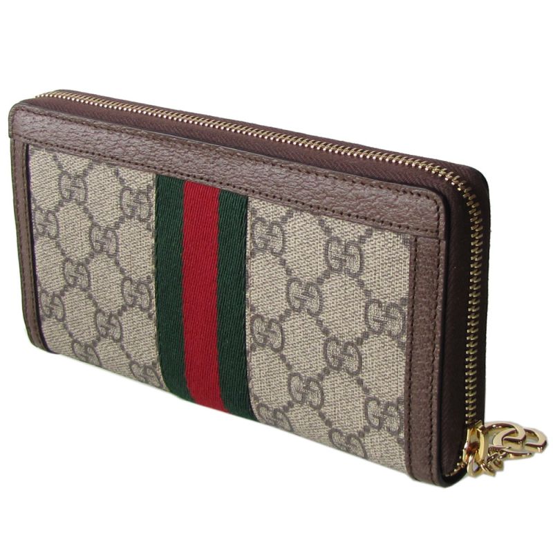 GUCCI 長財布　まるさま専用 GUCCI - 極美品✨ グッチ 長財布 マイクロシマ GG ロゴ 型押し レザー