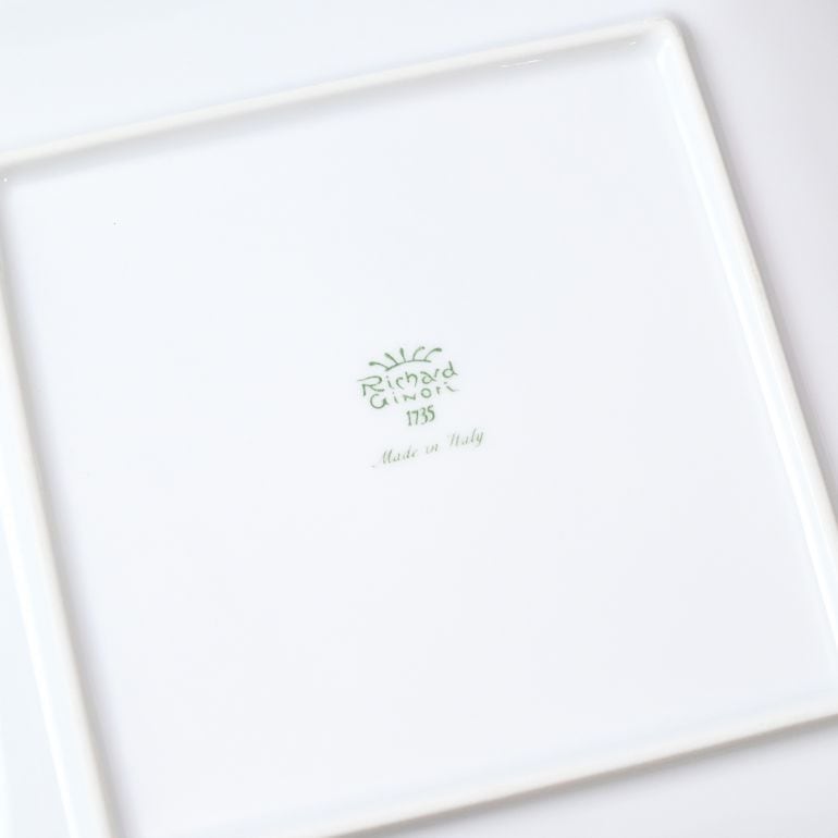 リチャードジノリ ジノリ1735 Richard Ginori アンティコホワイト スクエアプレート 21cm 皿 洋食器 白い食器 003RG00FPT120 021XB0【スペシャルラッピング660円(別売り)】