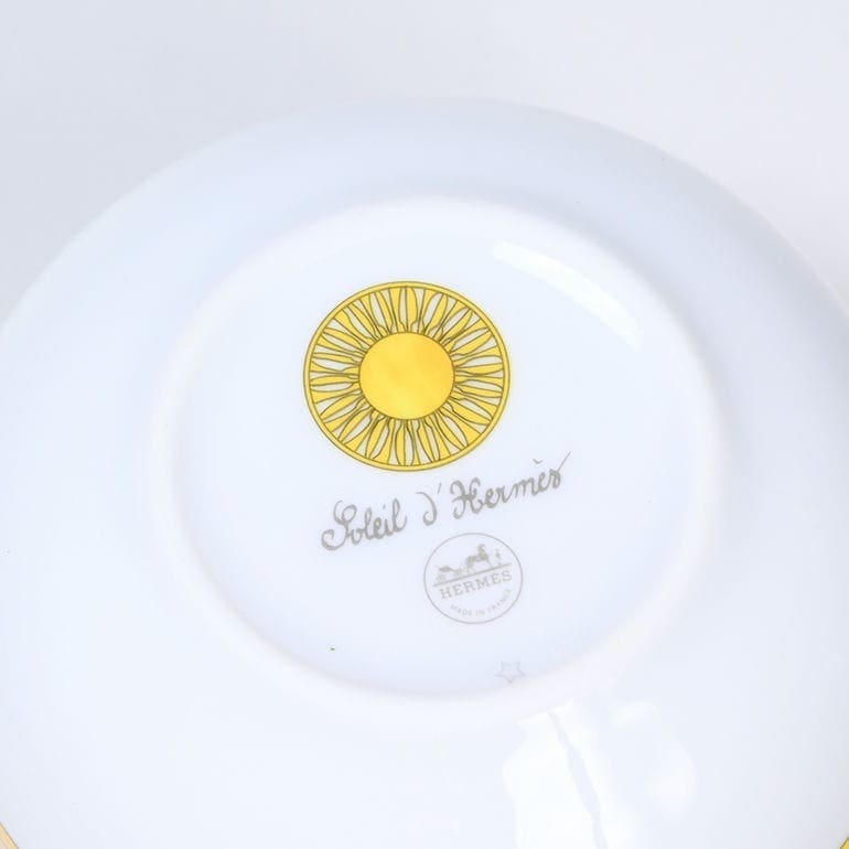 エルメス HERMES シュガーボウル 350ml ソレイユ ドゥ エルメス Soleil d'Hermes 046020P 太陽の輝き ひまわり ヒマワリ 向日葵 洋食器  【スペシャルラッピングB対応(別売り)】