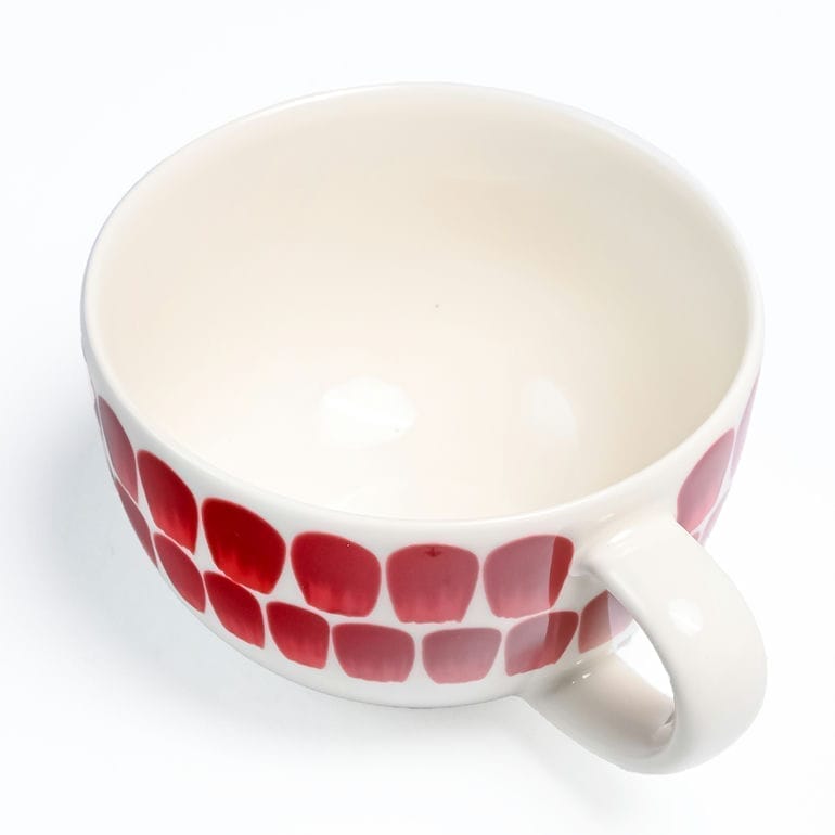 アラビア ARABIA ティーカップ 260ml 24h トゥオキオ Tuokio レッド