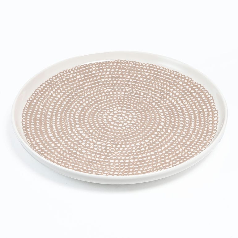 【名入れ可有料】マリメッコ marimekko プレート 25cm シイルトラプータルハ ベージュ 72637 072637 180 大皿 洋食器 テーブルウェア 北欧食器 北欧デザイン 【スペシャルラッピング660円(別売り)】