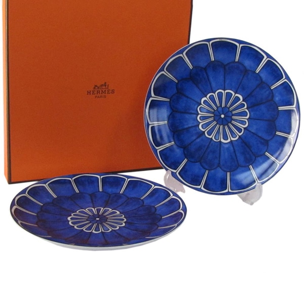 【未使用品】エルメス ブルーダイユール パンプレート 2枚セット 16cm エルメス ブルーダイユール 16cm プレート 2枚セット 未使用 HERMES 2