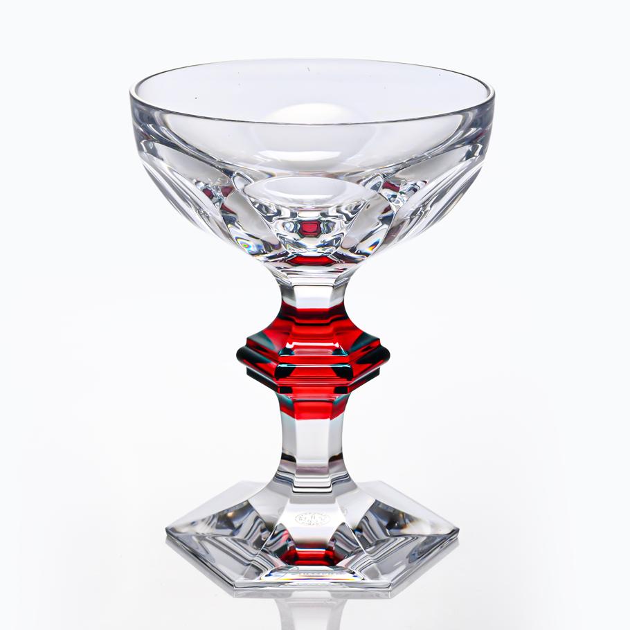 【名入れ可有料】バカラ Baccarat ギフトセット 2021年新作 グラス ペア アルクール シャンパングラス クープ型 HARCOURT レッドボタン 2814393 【熨斗対応】 洋食器 <br>【スペシャルラッピング660円(別売り)】
