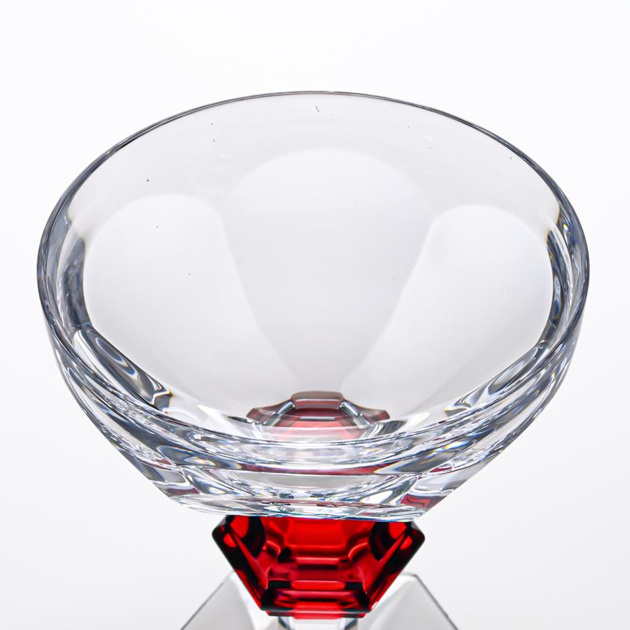 【名入れ可有料】バカラ Baccarat ギフトセット 2021年新作 グラス ペア アルクール シャンパングラス クープ型 HARCOURT レッドボタン 2814393 【熨斗対応】 洋食器 <br>【スペシャルラッピング660円(別売り)】